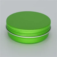 30ml Shiny Gold Aliminyòm-fèblan Container Pou Spice Jar Gift Aliminyòm-fèblan Box
